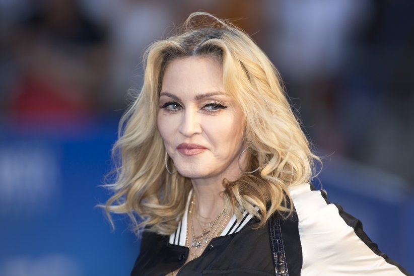 Madonna assiste à la première de &quot;The Beatles : Eight Days a Week&quot; à Londres, le 15 septembre 2016. 