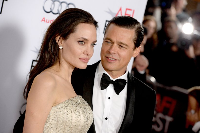 Angelina Jolie et Brad Pitt assistent au gala de la première du film &quot;By The Sea&quot; le 15 novembre 2015 à Los Angeles.