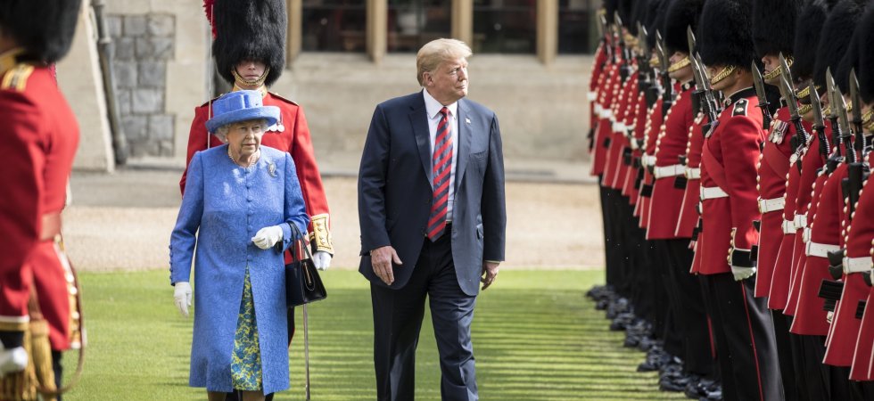 La reine Elizabeth II tacle discrètement Donald Trump avec ses bijoux