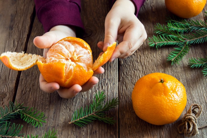 Recycler les pelures de mandarine