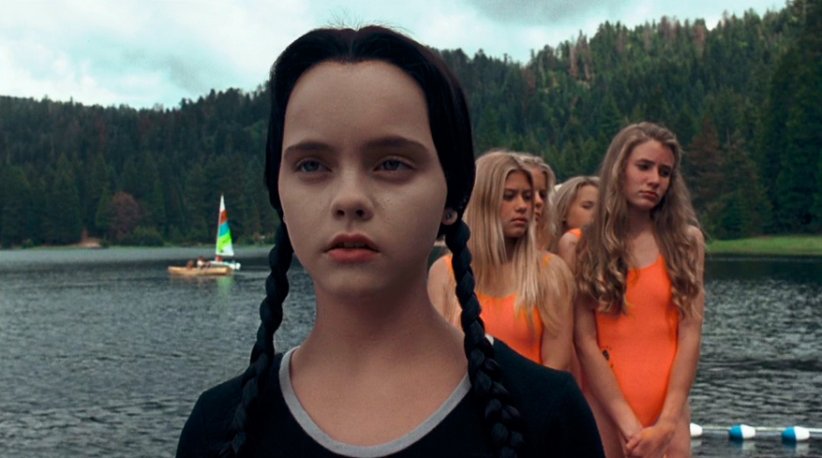 Les tresses de Christina Ricci dans "La Famille Addams" (1992)