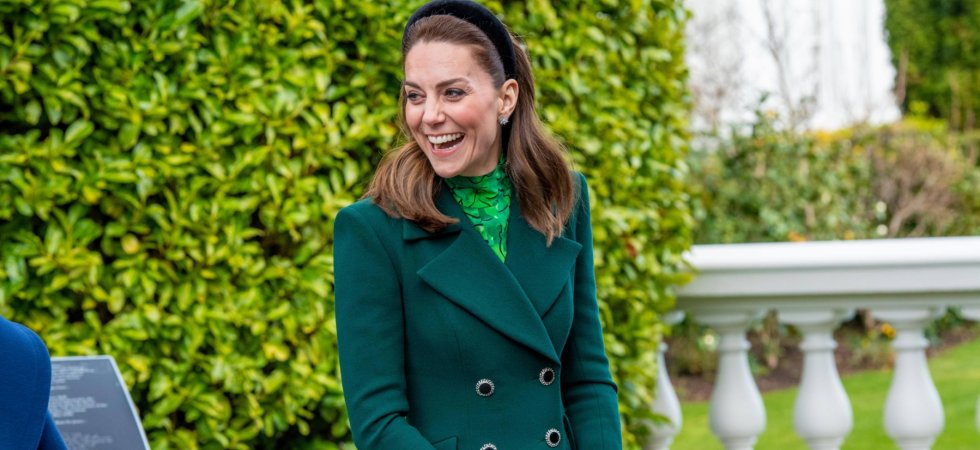 Kate Middleton : en déplacement en Irlande, elle ose le total look vert
