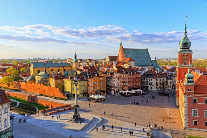La vieille ville de Varsovie