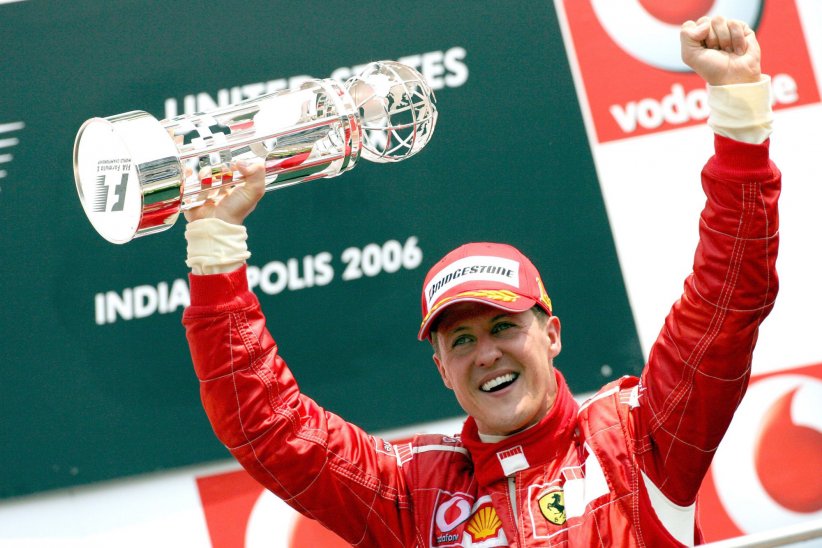 Michael Schumacher, en marge du Grand Prix des Etats-Unis à Indianapolis en 2006.