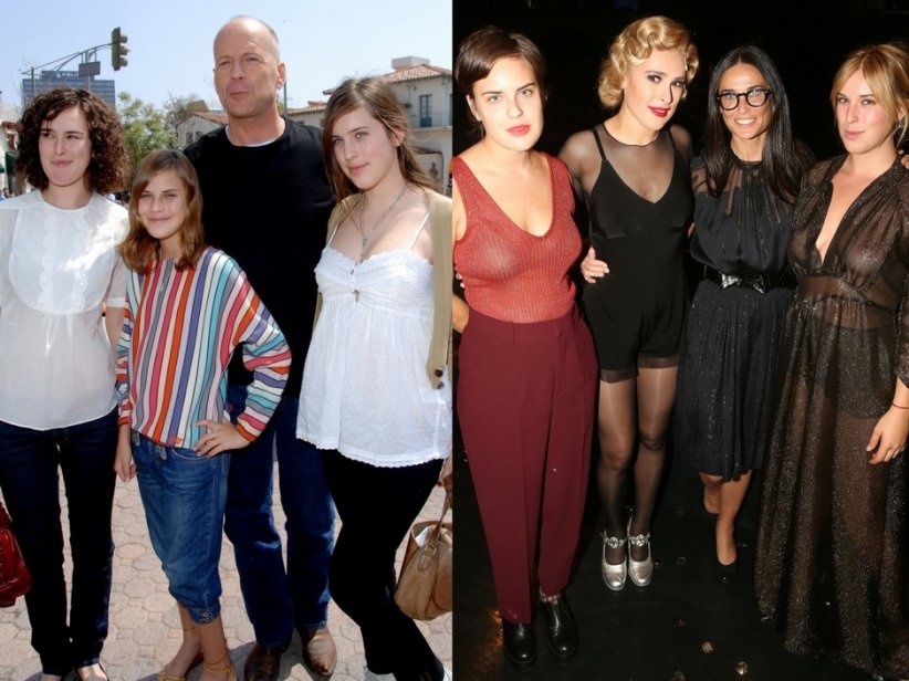 Les filles de Bruce Willis et Demi Moore