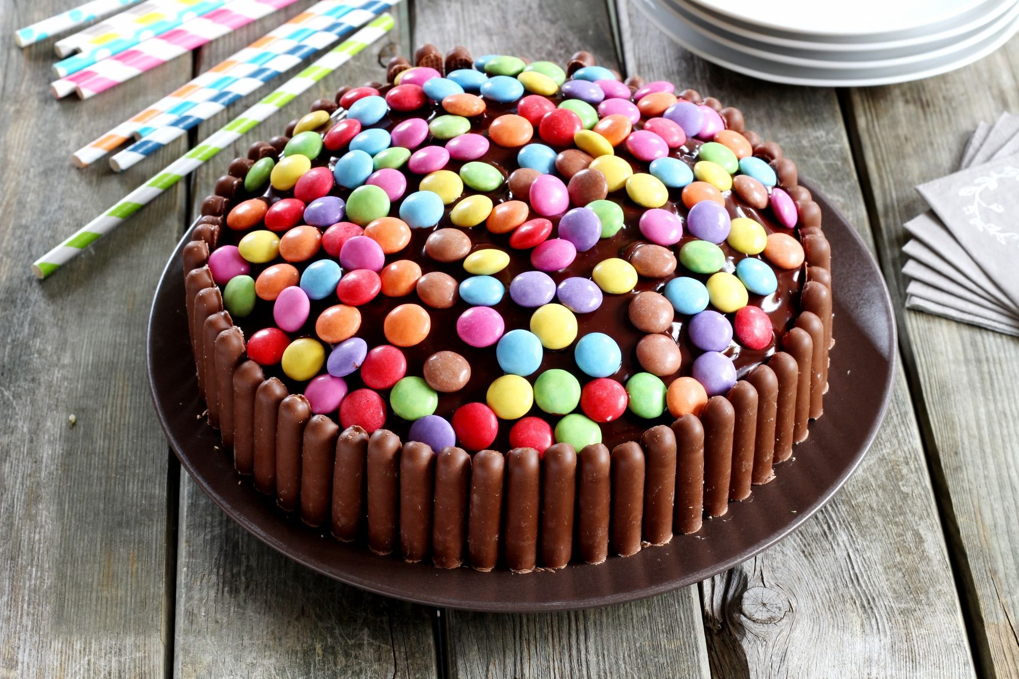 Gateau Au Chocolat Multicolore