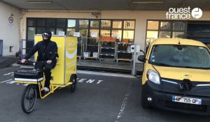 VIDEO. Les vélos cargos de La Poste livrent à Nantes