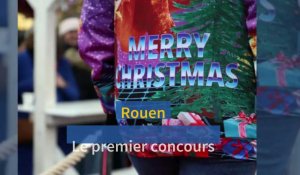 Rouen. Concours du pull moche de Noël