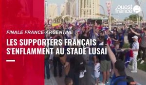 VIDÉO. Les supporters français à Qatar pour la finale du Mondial