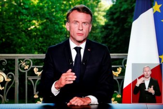 Le président Emmanuel Macron à l'Elysée, le 26 juin 2024 à Paris