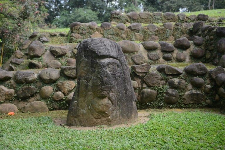 Le site archéologique de Tak'alik Ab'aj au Guatemala, sur la municipalité d'El Asintal, à quelque 200 km à l'ouest de la capitale, le 20 mars 2022