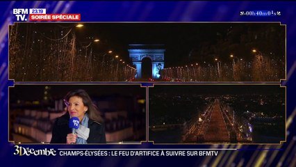 Nouvel An 2023: les images du feu d'artifice des Champs-Élysées