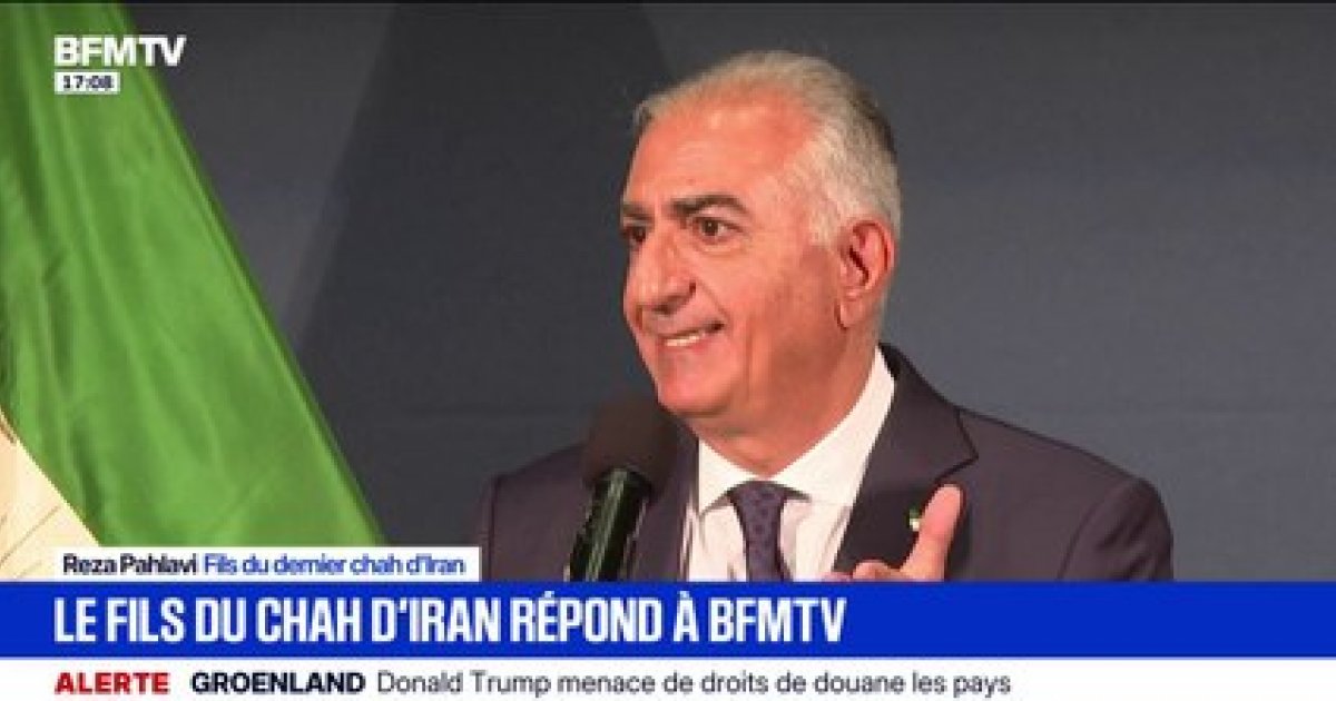 "C'est un crime contre l'humanit&eacute;": Reza Pahlavi, fils du dernier chah d'Iran, r&eacute;pond &agrave; BFMTV, concernant les r&eacute;voltes dans le pays : Actualit&eacute;s