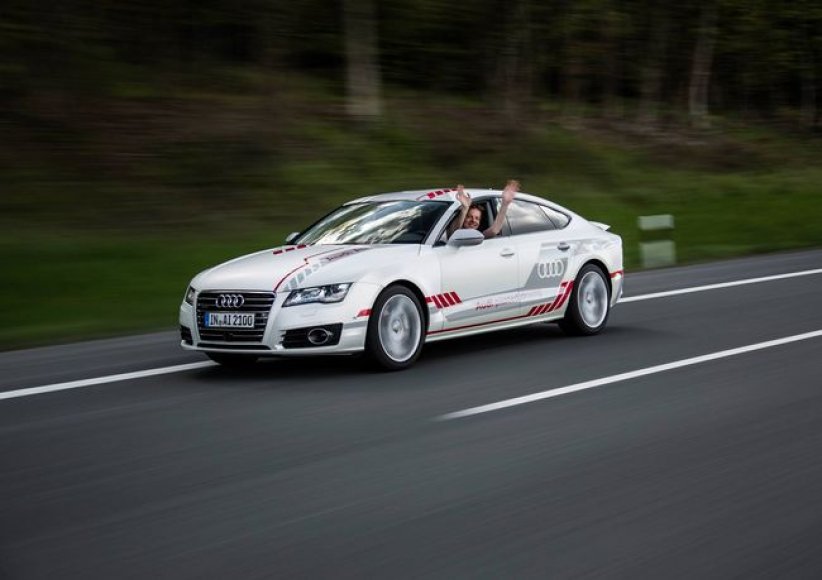 L'Audi A7 autonome sur l'autobahn