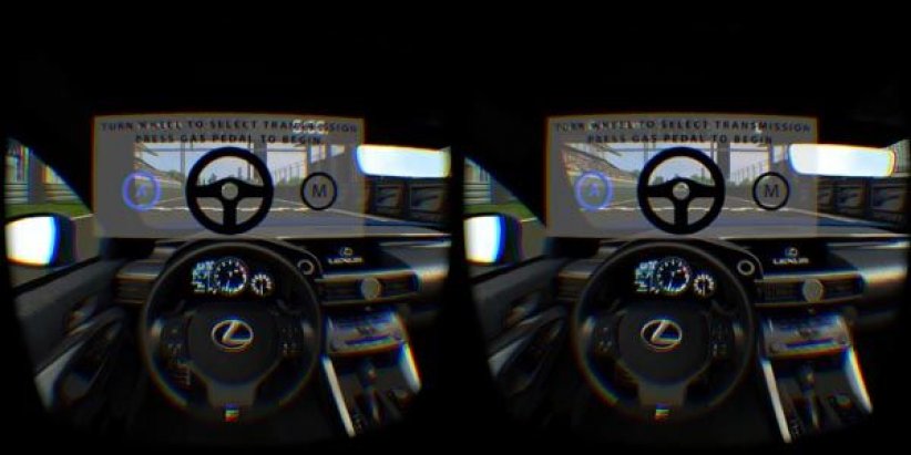 La Lexus RC F en réalité virtuelle