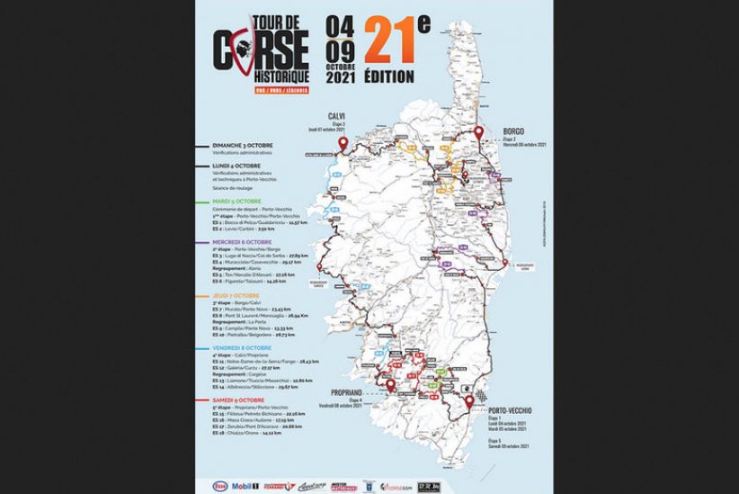 21ème édition du Tour de Corse Historique