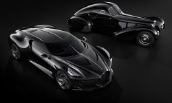 La Bugatti La Voiture Noire aperçue en essais