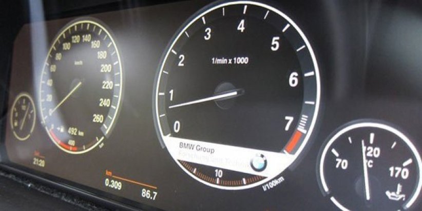BMW instrumentation LCD