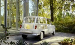 La Renault 4L revisitée par le designer Mathieu Lehanneur