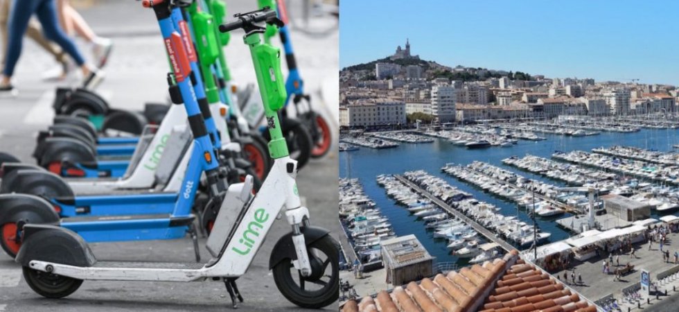 Marseille veut limiter les trottinettes électriques en libre-service