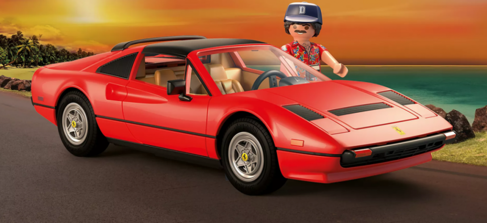La Ferrari 308 de Magnum se décline en Playmobil !