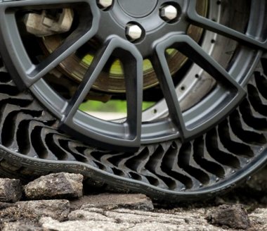 Michelin développe un pneu qui fonctionne...sans air