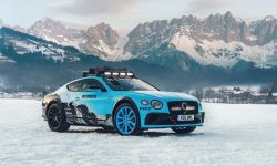 Une Bentley Continental GT spéciale au GP Ice Race