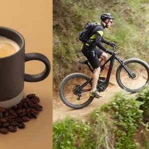 Un vélo conçu à partir de dosettes de café