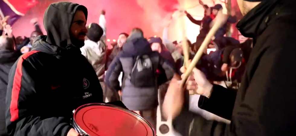 L'accueil brûlant des Ultras du PSG à l'hôtel des joueurs