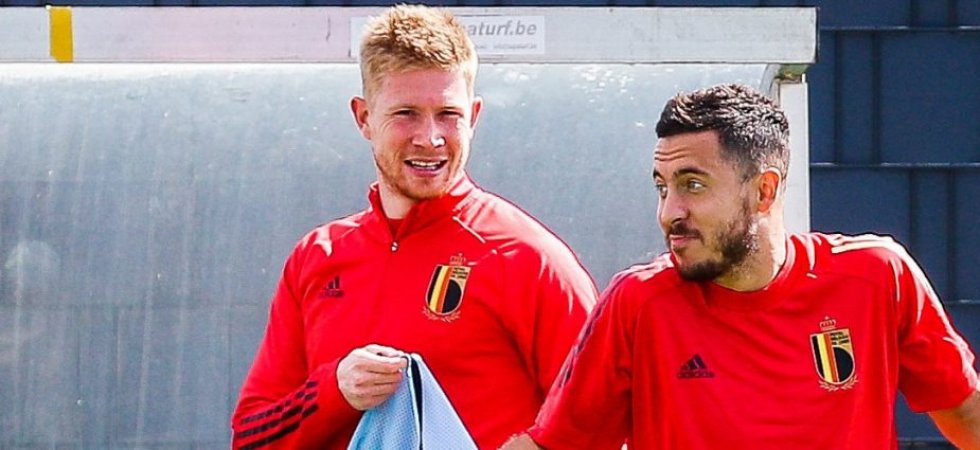 Belgique : Martinez décidera à la dernière minute pour De Bruyne et Hazard