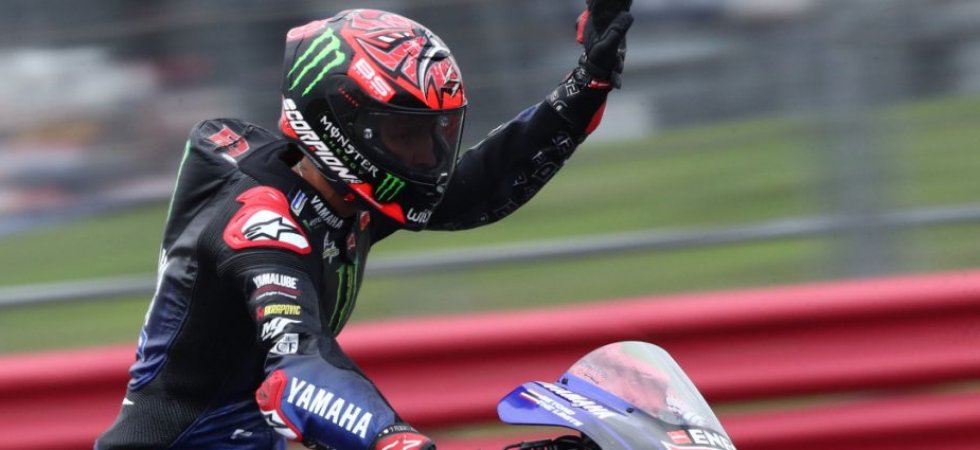 MotoGP - GP de Grande-Bretagne (EL2) : Le meilleur temps pour Quartararo malgré une chute