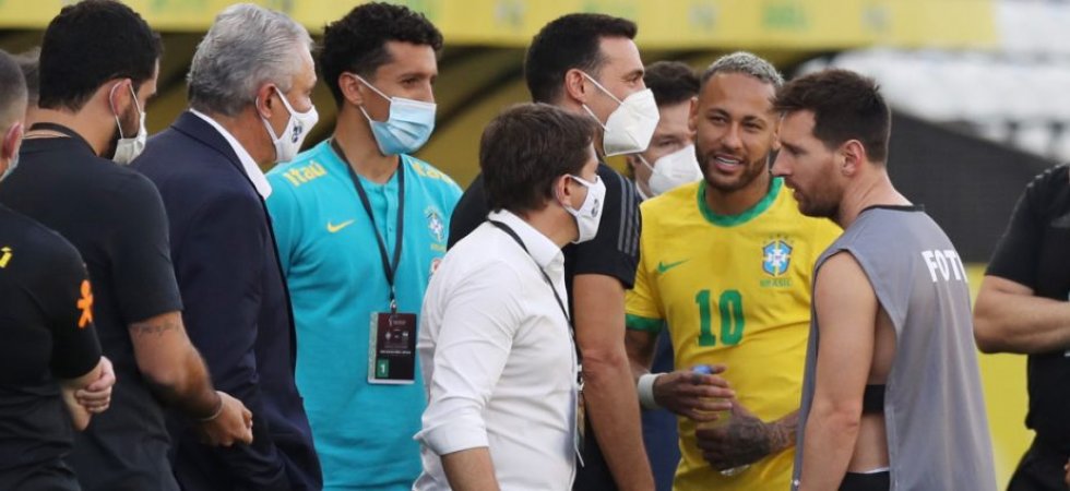 FIFA : Le communiqué après l'interruption de Brésil-Argentine