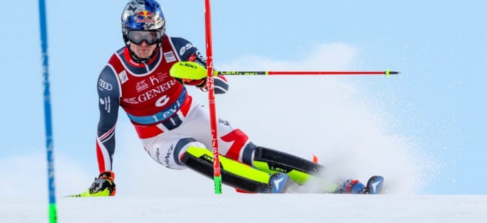 Ski alpin - Slalom de Levi (H) : Noël deuxième de la première manche derrière Braathen 