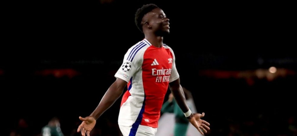Arsenal : Mauvaise nouvelle pour Bukayo Saka 