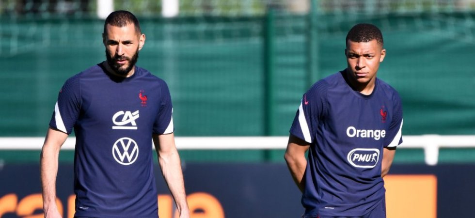Bleus : Benzema, accueilli chaleureusement, a retrouvé Mbappé