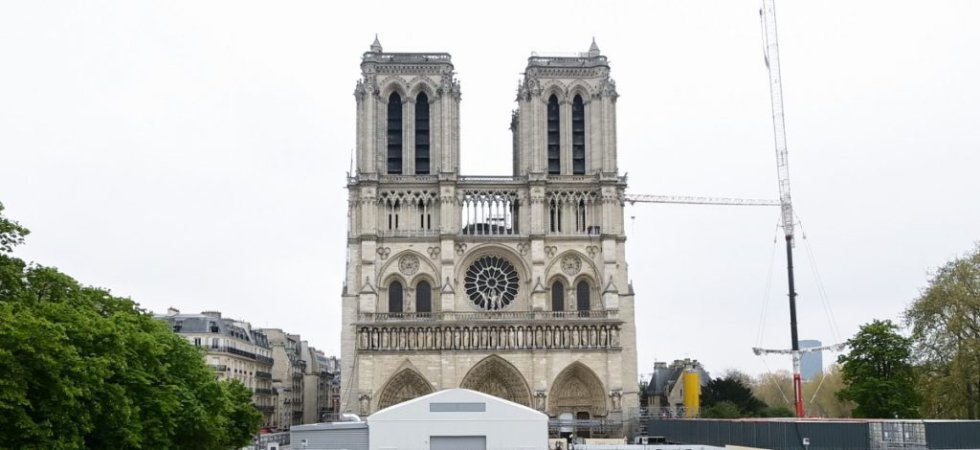 CM 2023 : Les Bleus sur le chantier de Notre-Dame