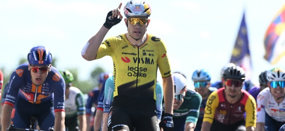 Tour Auvergne-Rhône-Alpes (E5) : Van Aert plus rapide qu'Hofstetter, Baudin toujours en jaune