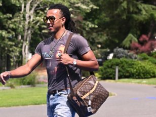 L'arrivée des Bleus à Clairefontaine en images