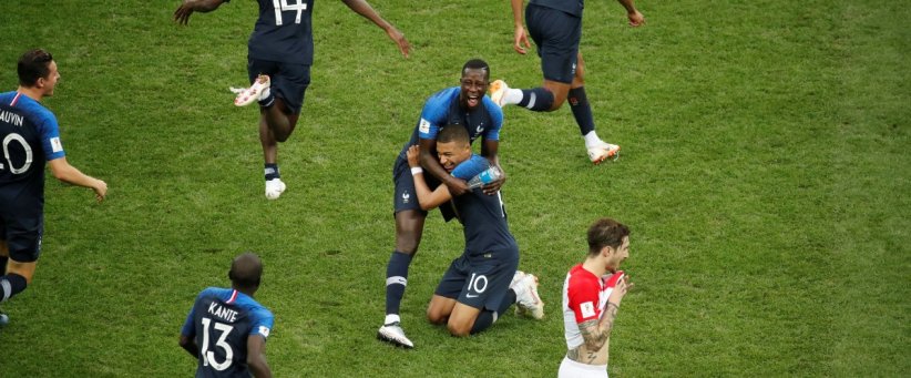 France-Croatie (4-2) en 2018