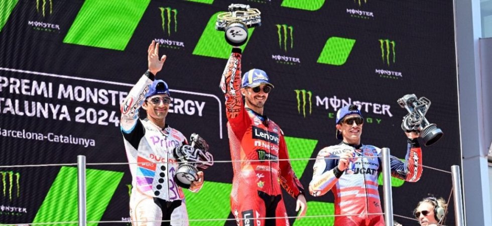 GP de Catalogne : Bagnaia s'impose devant Martin et Marc Marquez 
