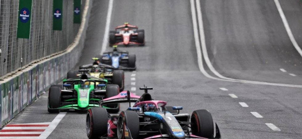 F2 - GP d'Azerbaïdjan : Martins loupe la victoire de peu, Hadjar déchu 