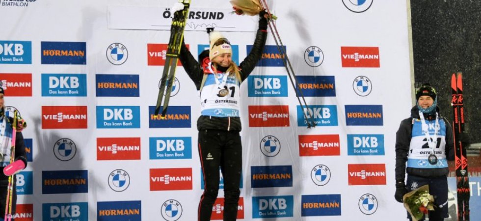 Biathlon - Östersund (F) : Hauser remporte le sprint, les deux sœurs Chevalier dans le Top 10