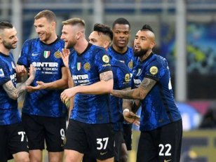 Serie A (J28) : L'Inter Milan écrase Salernitana et repasse en tête