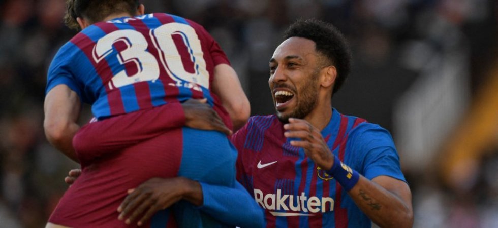 Liga (J25) : Le Barça impressionnant à Valence, avec un doublé d'Aubameyang