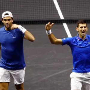 Laver Cup : Avec Berrettini, Djokovic a remis l'Europe sur les rails