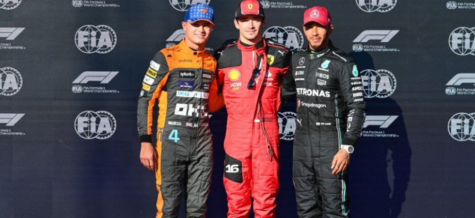 F1 - GP des Etats-Unis : Leclerc en pole devant Norris, Verstappen seulement 6eme