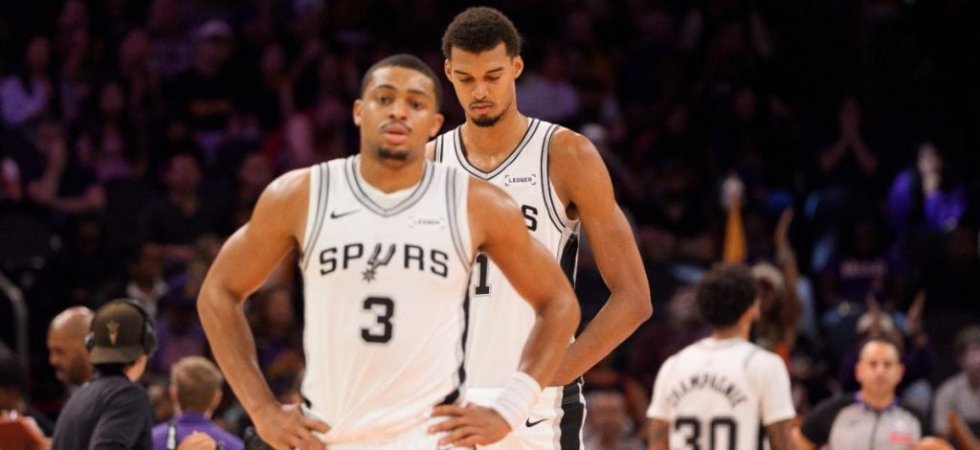 NBA : Wembanyama sous les 10 points, les Spurs chutent 