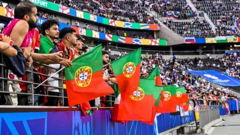 Portuguese fan beaten by stewards