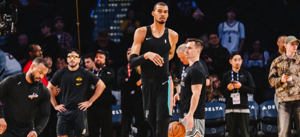 NBA : Les Spurs à l'entraînement à Nanterre