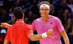 Exhibition : Zverev s'offre Djokovic en deux sets
